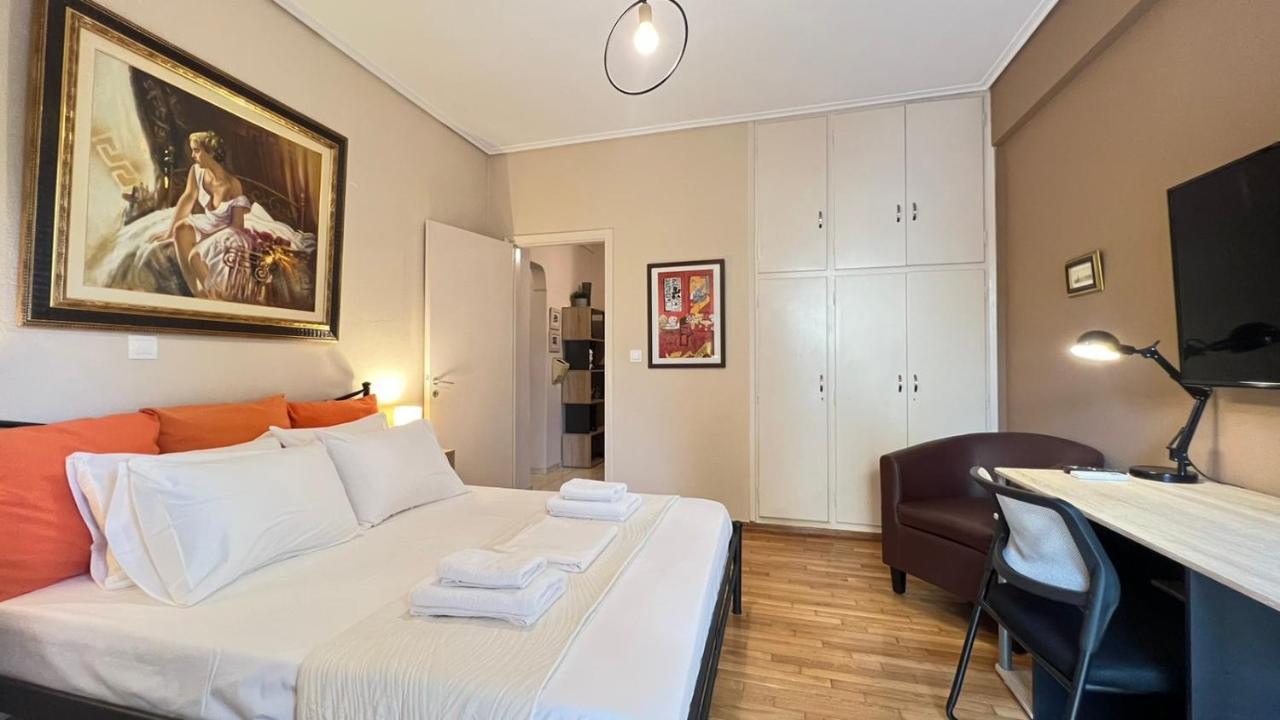 Koukaki Cozy Studio Retreat 1' From Metro Athena Bagian luar foto