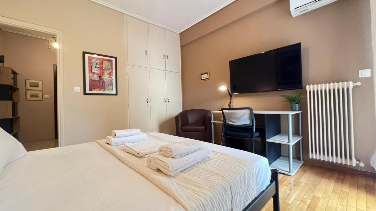 Koukaki Cozy Studio Retreat 1' From Metro Athena Bagian luar foto